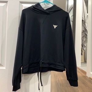 Women’s “no Bull “cropped workout sweatshirt